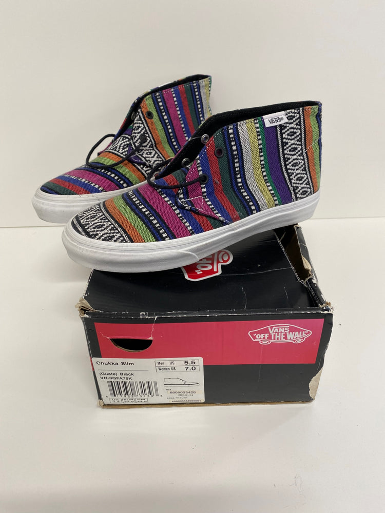 Fabulous Vans chukka Slim Guate Sneakers UK5 Multicolor Aztec GC003