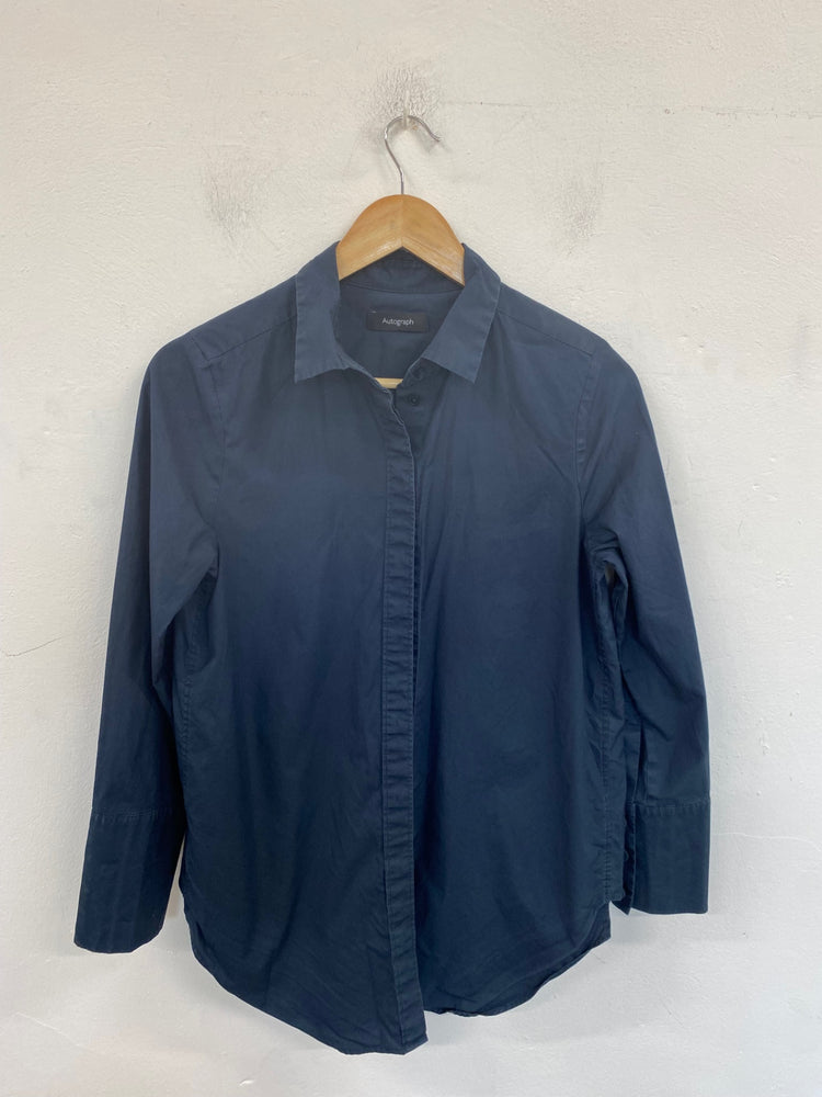 Classic Autograph Shirt UK6 Navy VT002
