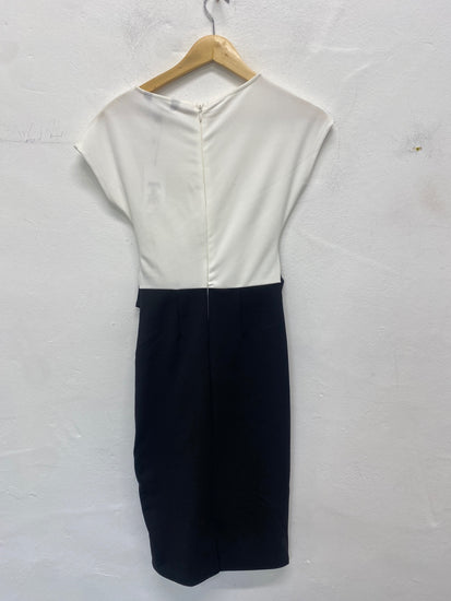 Fabulous Lipsy london Dress UK6 Black and White VT002