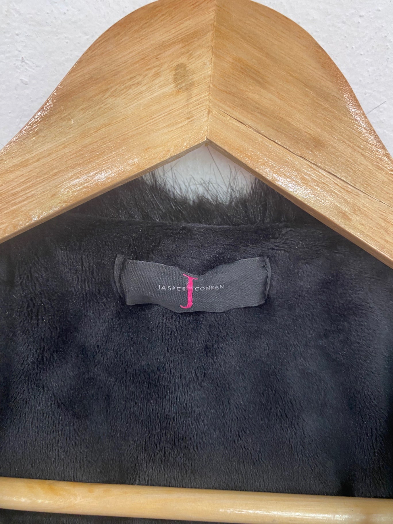 Fabulous Jasper Conran Faux Fur Coat One Size Black AM013