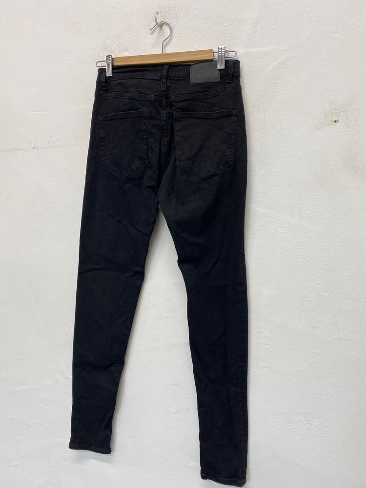 Fabulous French Connection Skinny jeans UK10 Black Classics AM013