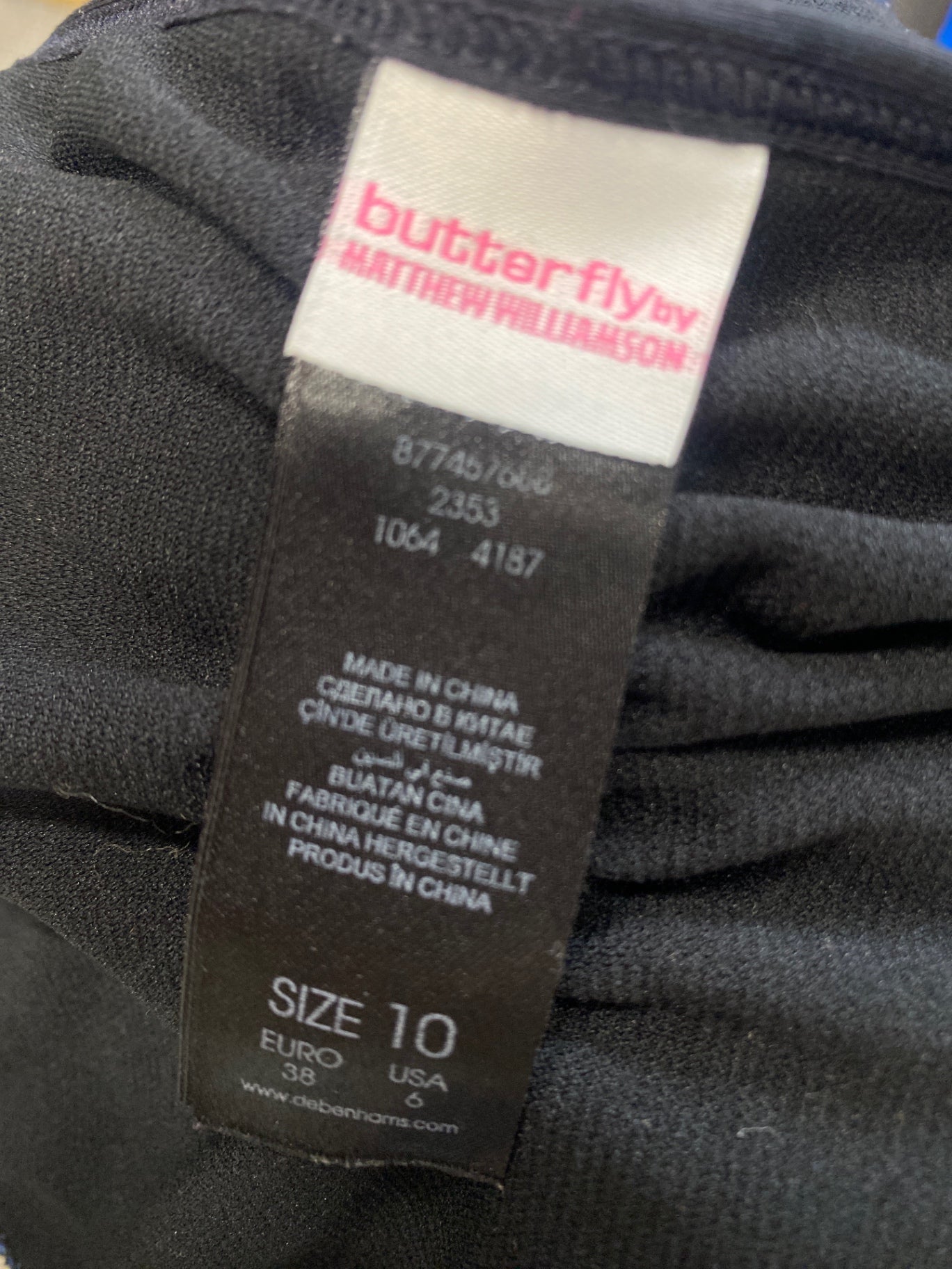 Fabulous Butterfly by Matthew Williamson Swimsuit UK10 Blue  AM013