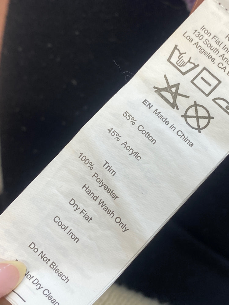 Fabulous Iron fist carebears Sweater UK M Lilac GC003