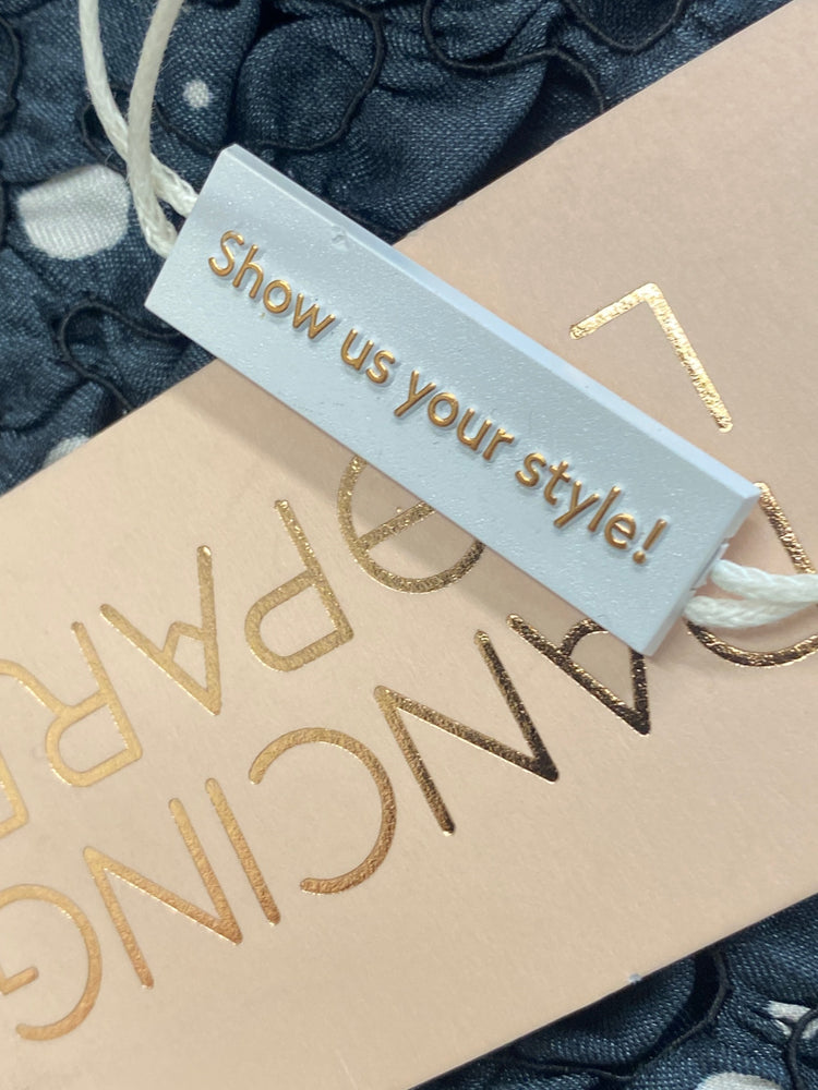 Fabulous Dancing leopard Swimsuit UK14 Black and white ruched AM013