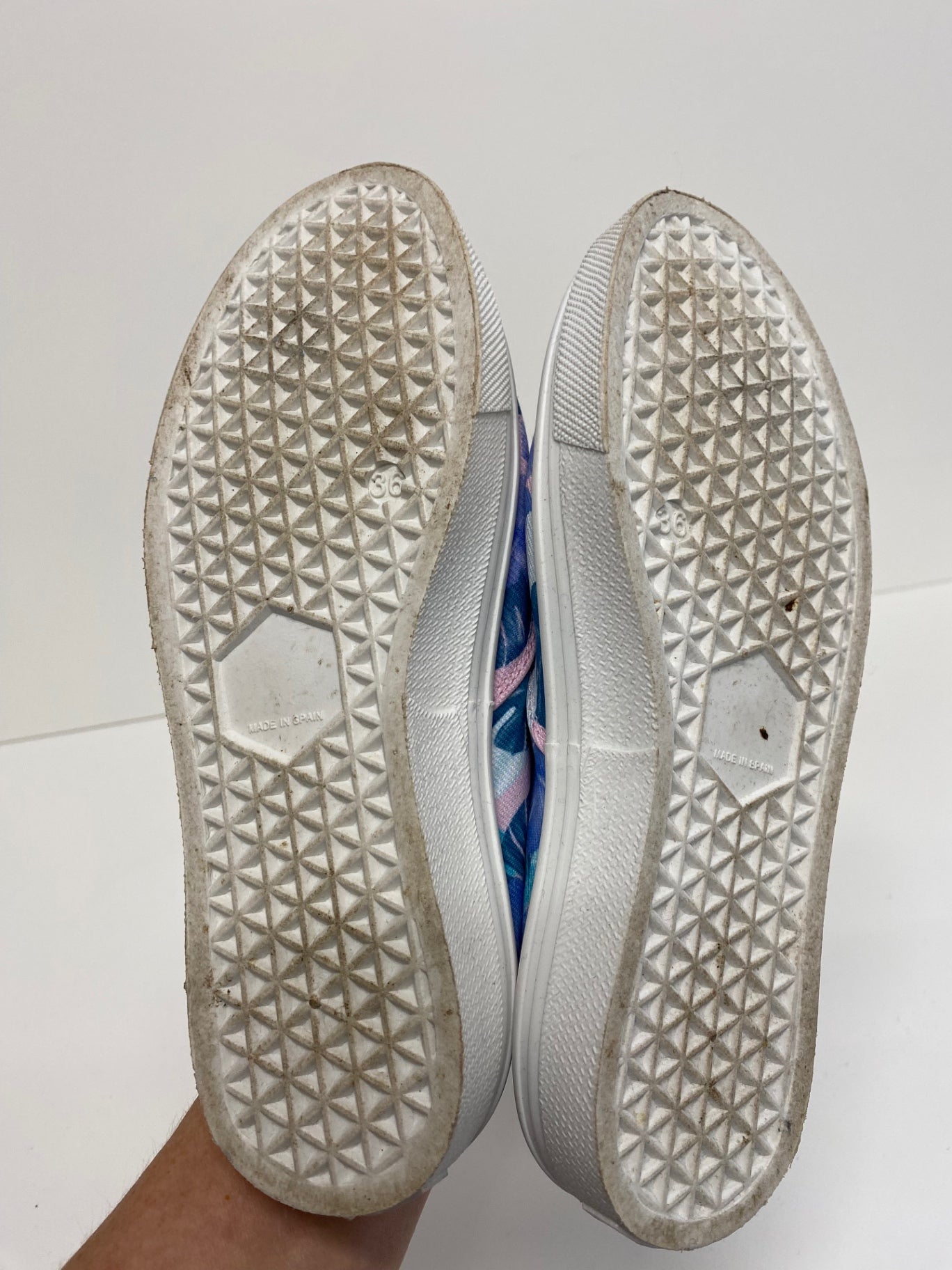 Fabulous Office Sneakers UK3 Pink and Blue summer classics GC003