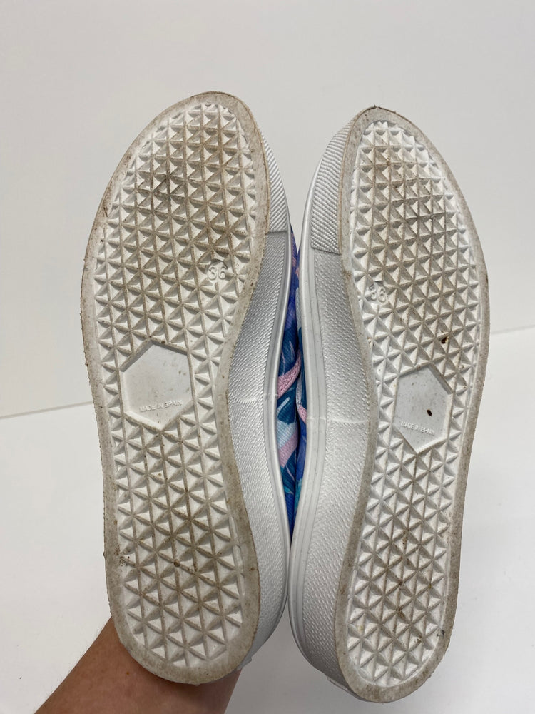 Fabulous Office Sneakers UK3 Pink and Blue summer classics GC003