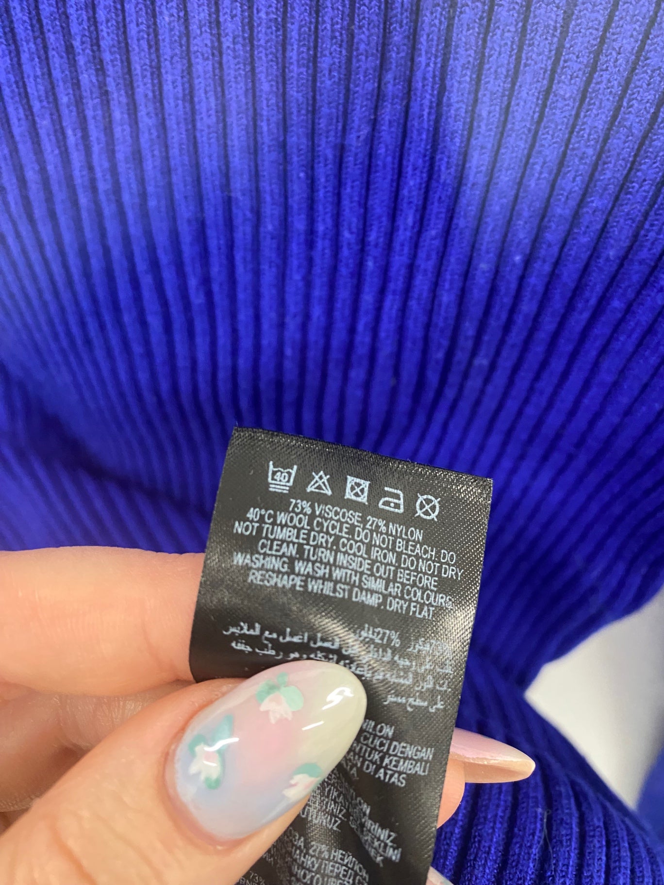 Fabulous Star By Julien MacDonald Jumper UK12 Blue AM013