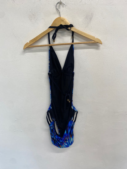 Fabulous Butterfly by Matthew Williamson Swimsuit UK10 Blue  AM013