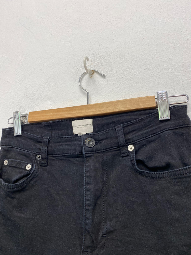 Fabulous French Connection Skinny jeans UK10 Black Classics AM013