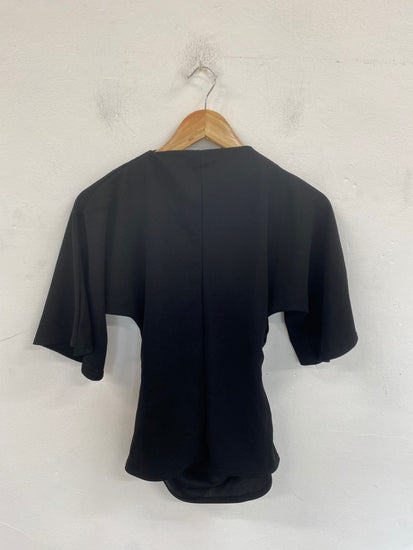 Fabulous Boohoo Blouse UK8 Black VT002