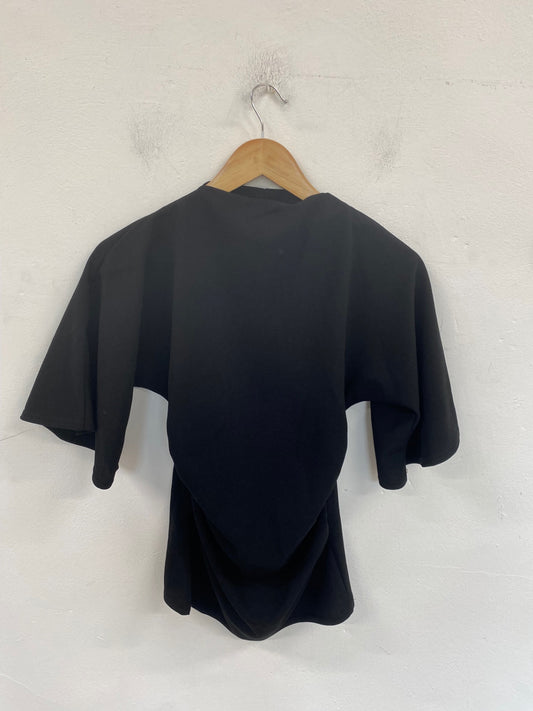 Fabulous Boohoo Blouse UK8 Black VT002