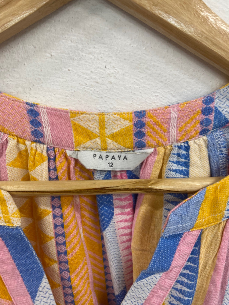 Fabulous Papaya Mini Dress UK12 Multicolour AM013