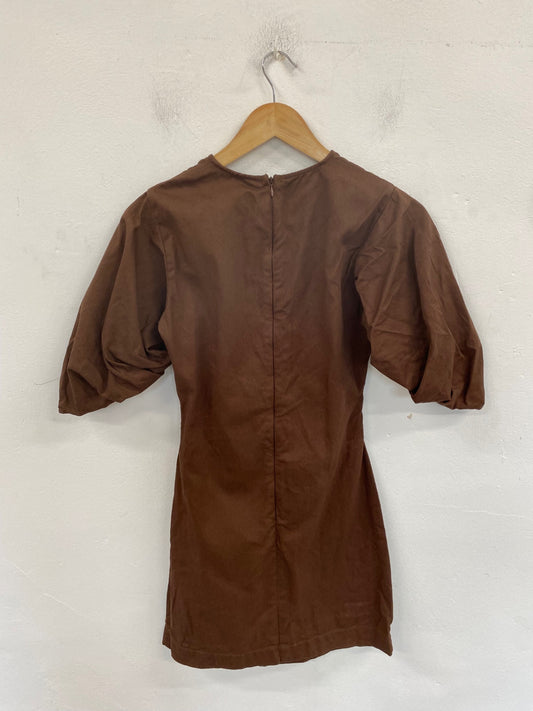 Fabulous ASOS Mini Dress UK6 Brown VT002