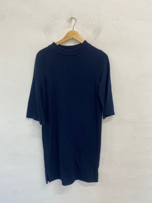 Fabulous Marks & Spencers Dress oversized UK8 Navy Blue VT002