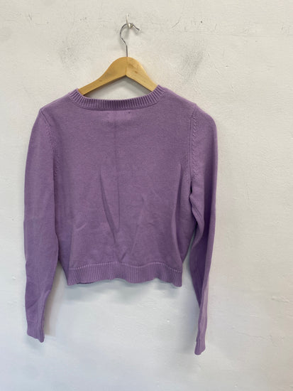 Fabulous Iron fist carebears Sweater UK M Lilac GC003