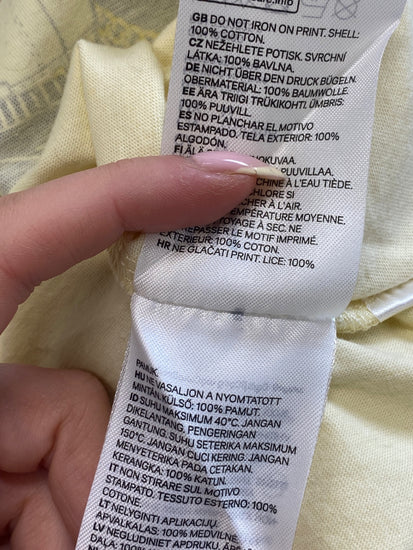 Fabulous H&moschino T-Shirt UK M Yellow Disney GC003