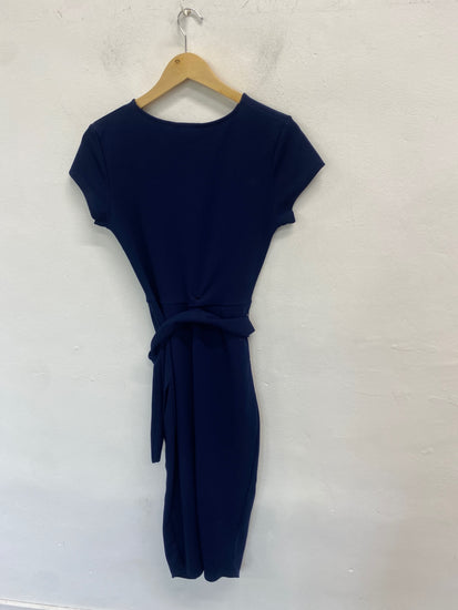 Fabulous Lipsy london Dress UK6 Navy Blue new VT002