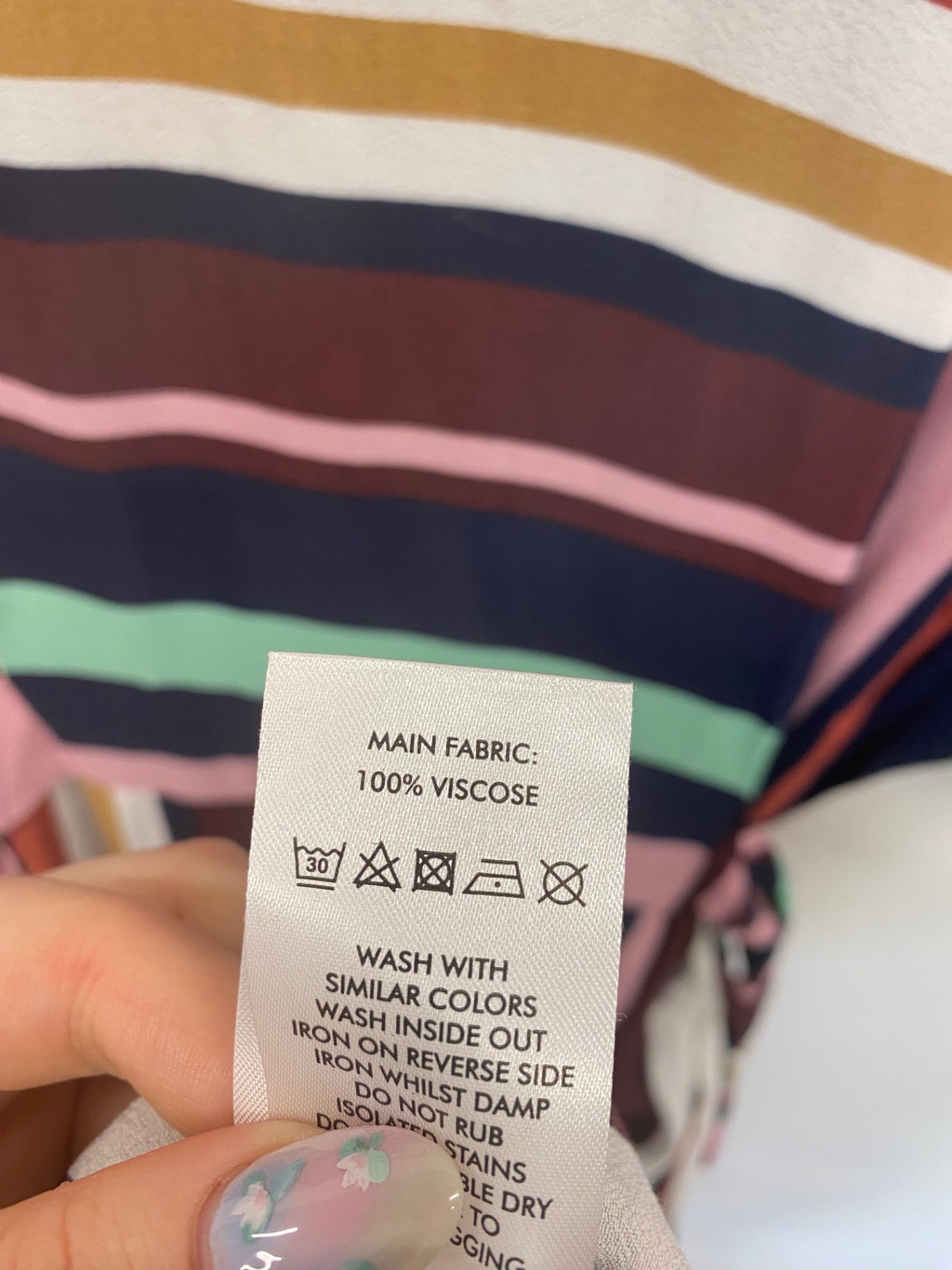 Fabulous Oliver Bonas Midi Dress UK10 Multicolour AM013