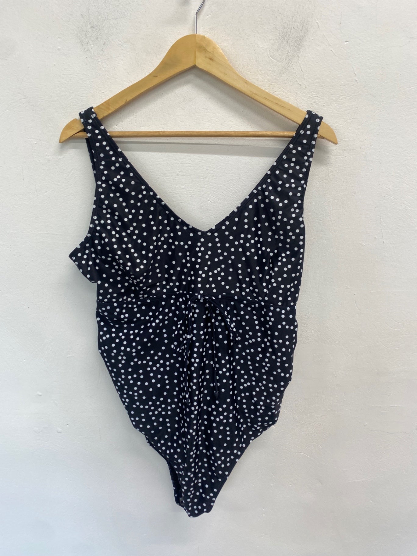 Fabulous Boohoo Swimsuit UK16 Black spotted AM013