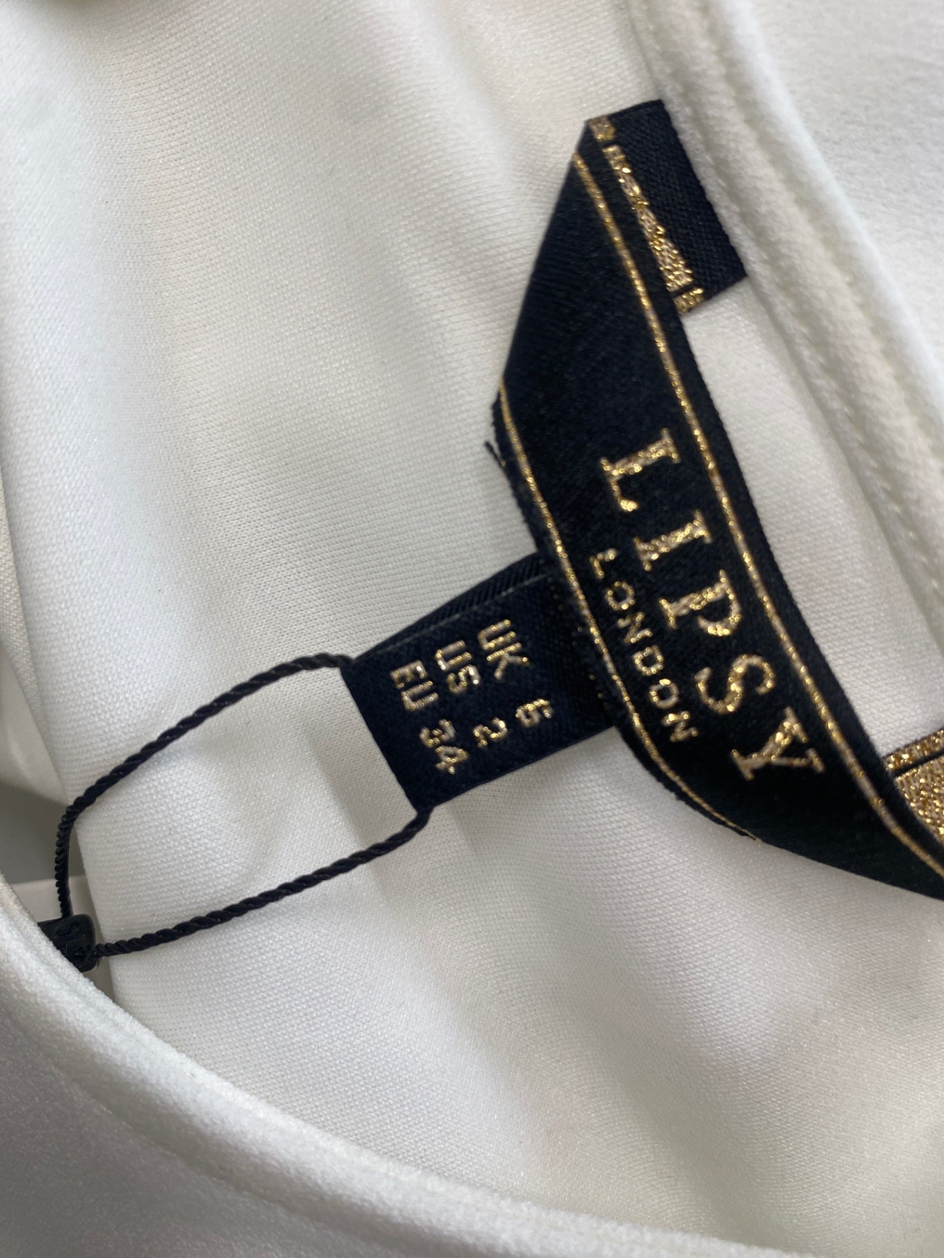 Fabulous Lipsy london Dress UK6 Black and White VT002