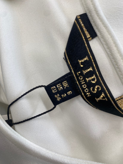 Fabulous Lipsy london Dress UK6 Black and White VT002