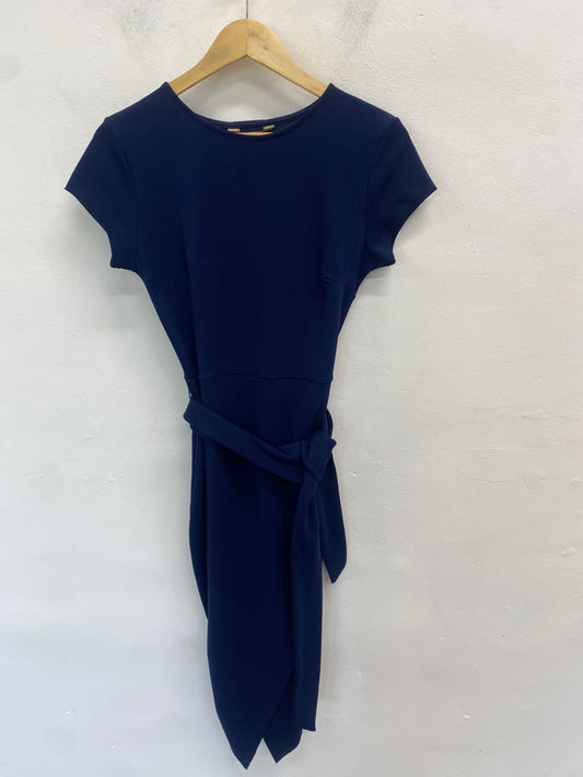 Fabulous Lipsy london Dress UK6 Navy Blue new VT002