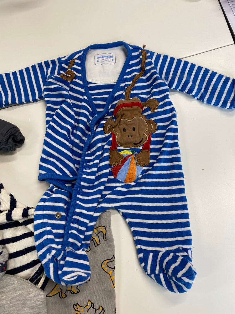 Fabulous Jojo Bebe Maman Children's Bundle #4 Age 0-3 months blues Greys AM013