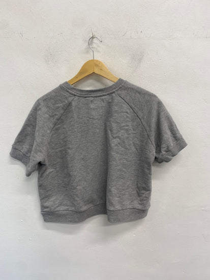 Fabulous Superdry Crop top UK12 Gray thick VT002