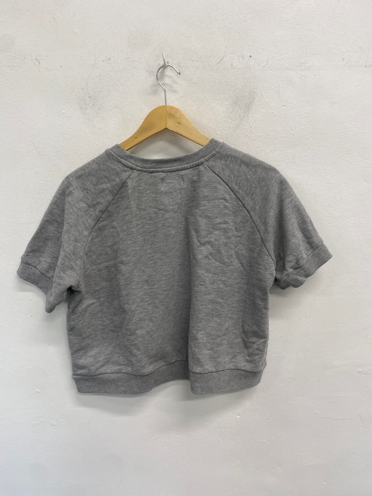 Fabulous Superdry Crop top UK12 Gray thick VT002