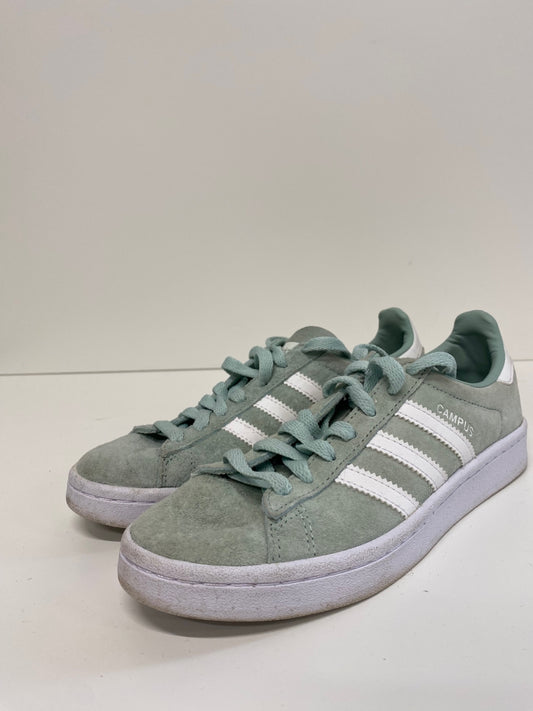 Fabulous Adidas Campus Sneakers UK3.5 Mint Green Classics GC003