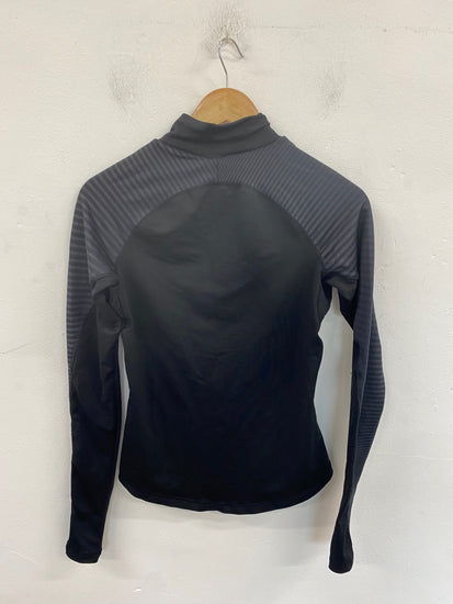 Fabulous adidas Alphaskin Top UK8-10 Black & Grey VT002