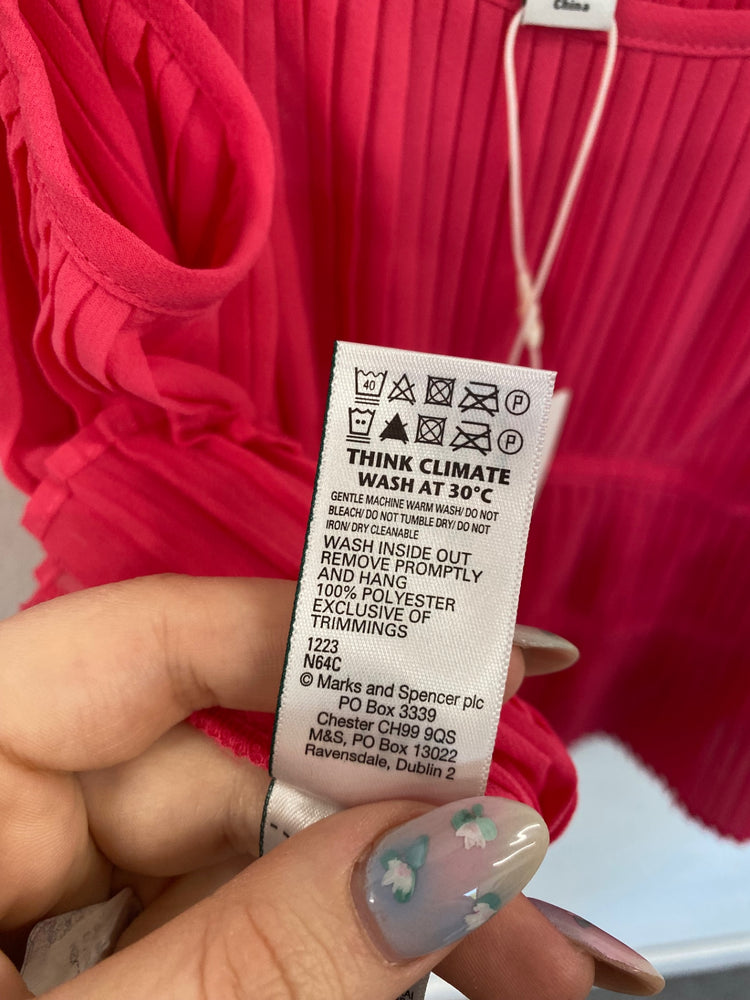Gorgeous Marks & Spencers Crop Top UK10 Pink FH004