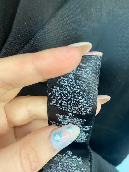 Gorgeous HOBBS Midi Dress UK14 Black NR002