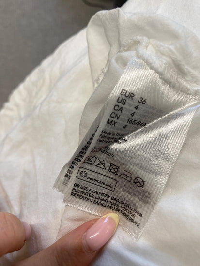 Gorgeous H&M Dress UK8 White broderie summer RG020