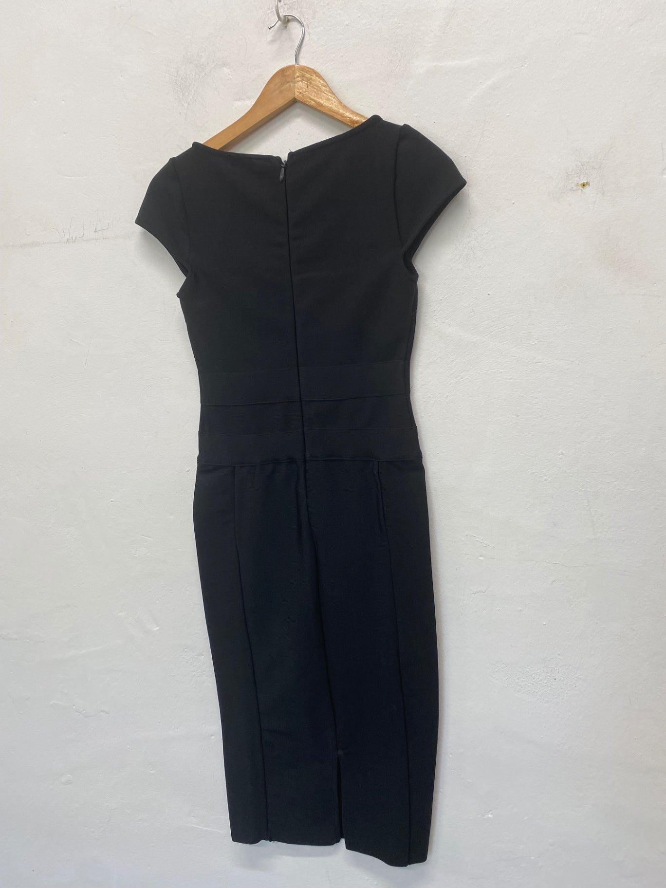 Gorgeous Sosandar Pencil Dress Uk8 Black bandage body sculpture FH004