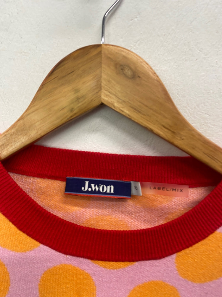 Gorgeous Jwon Sweater UK10 Pink spotted SW001