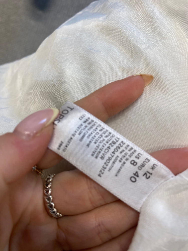 Gorgeous Topshop Blazer UK12 Cream formal AO001