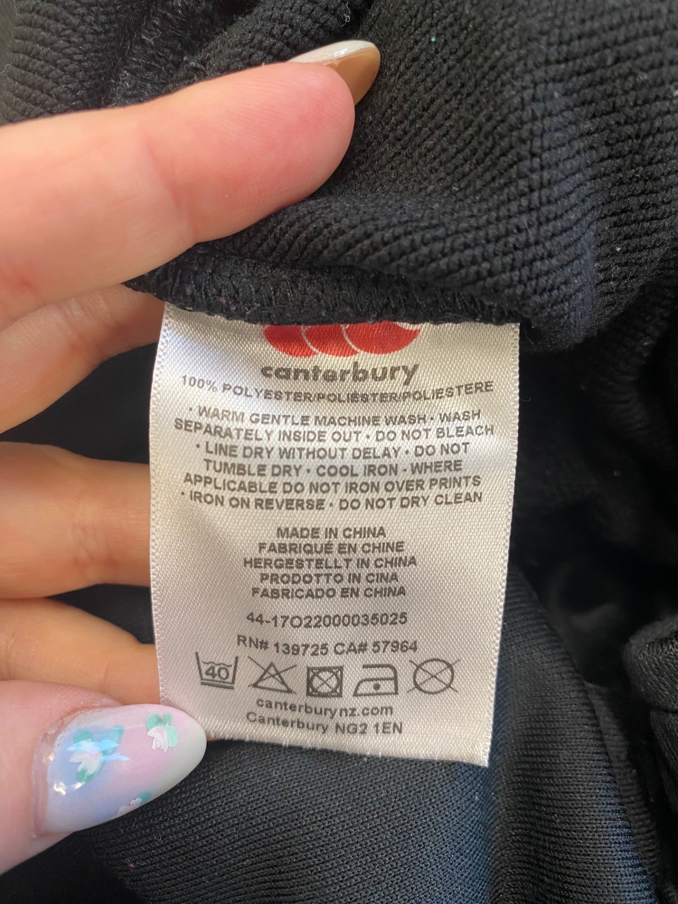 Sporty Canterbury Joggers UK L Black FH004