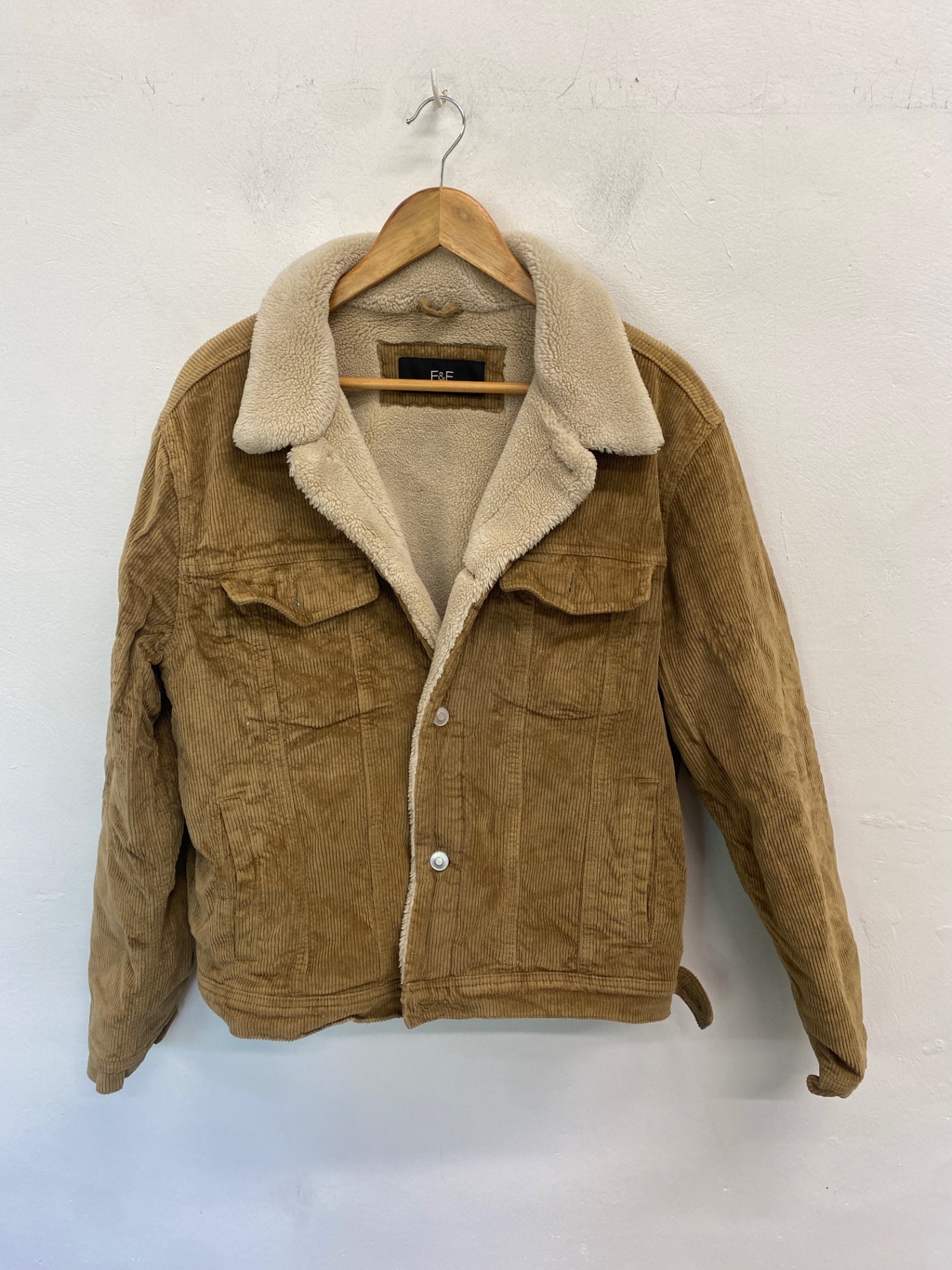 Gorgeous F&F Jacket UK M Beige casual DF002