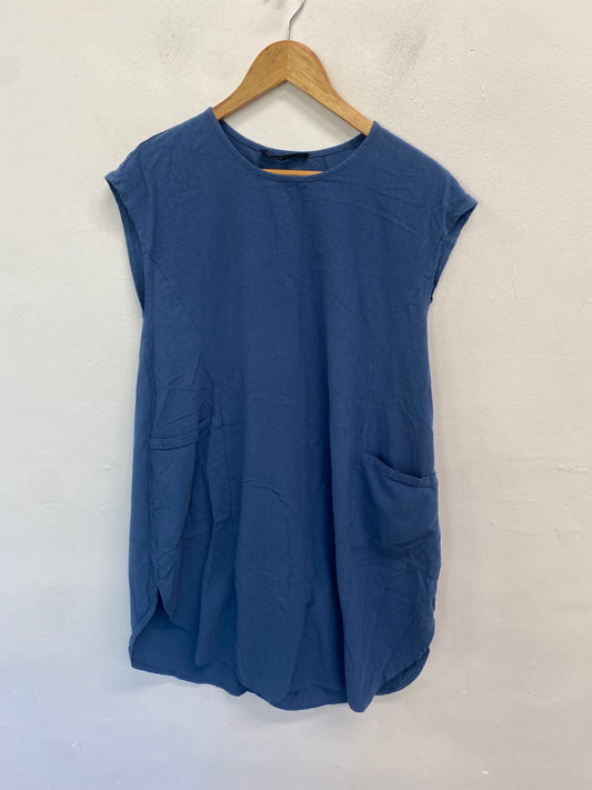 Gorgeous Zanzea Dress UK M Blue oversized MM005