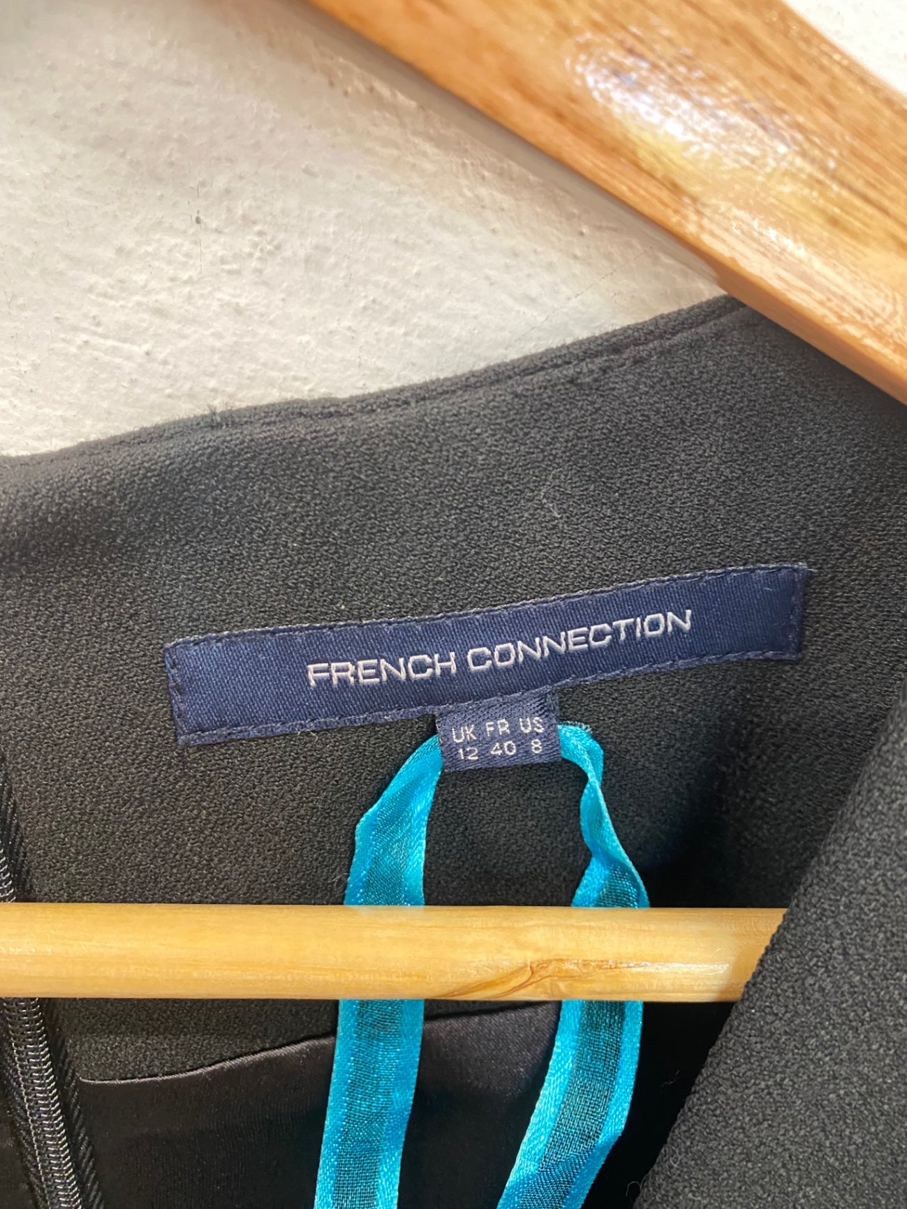 Gorgeous French Connection Midi Dress UK12 Black NR002