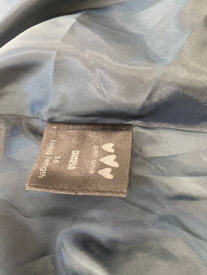 Gorgeous Per Una velvet Evening Dress Uk16 Forest Green sequins party NR002