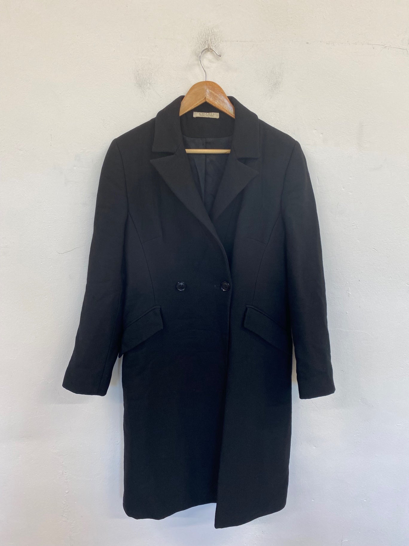 Gorgeous Charli Overcoat UK14 Black NR002