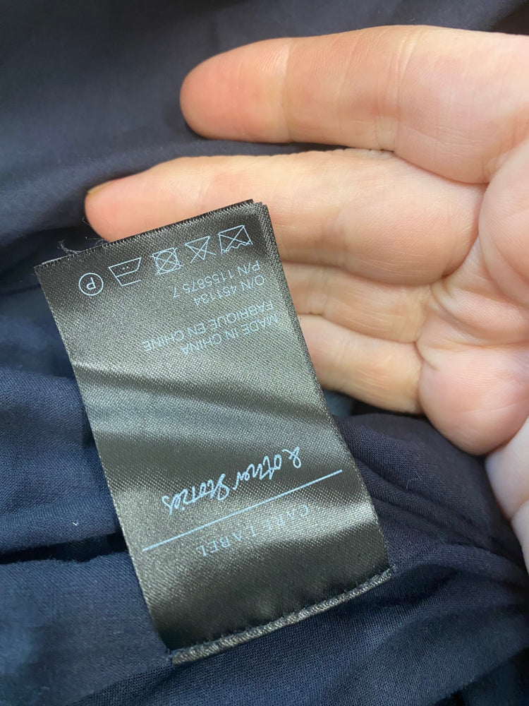 Gorgeous & Other Stories Ballgown Uk14 Navy floral With hoop NR002