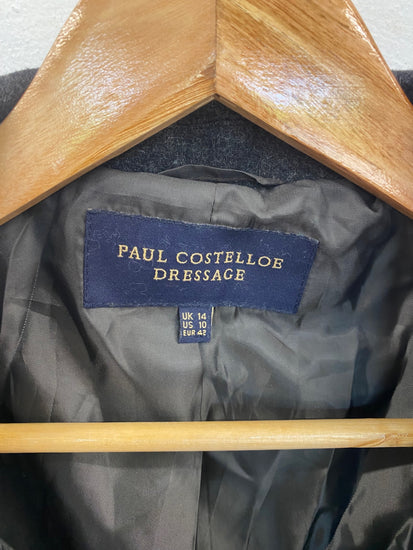 Classic Paul Costelloe Dressage Blazer UK14 Charcoal Grey NR002
