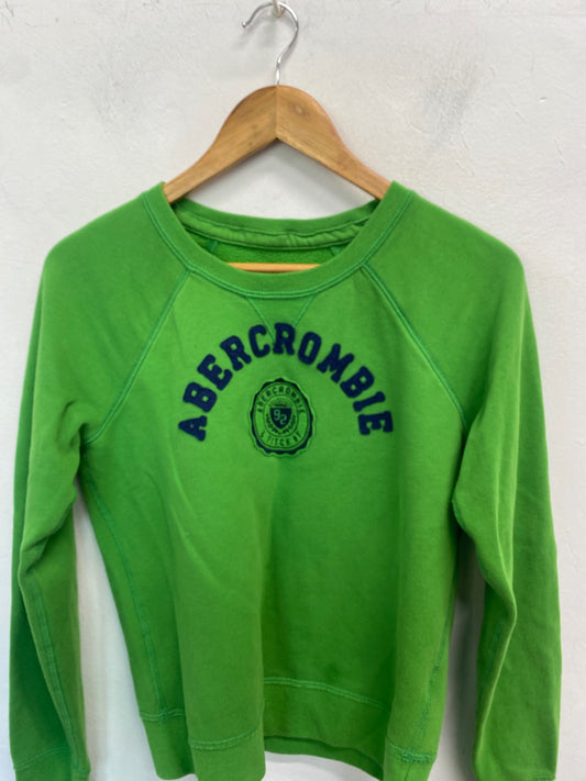 Gorgeous Abercrombie & fitch Sweatshirt UK M Green casual GK002