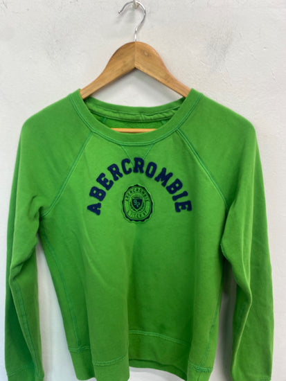 Gorgeous Abercrombie & fitch Sweatshirt UK M Green casual GK002