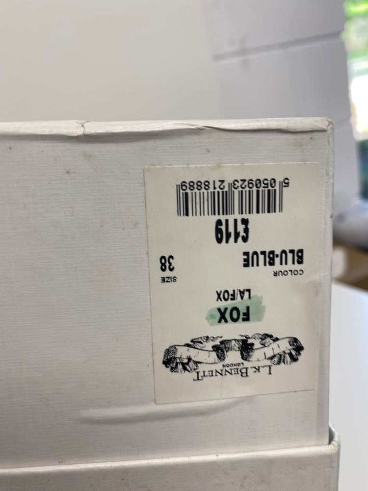 Gorgeous L.k. Bennet Ballet flats UK5 Navy Blue points FH004