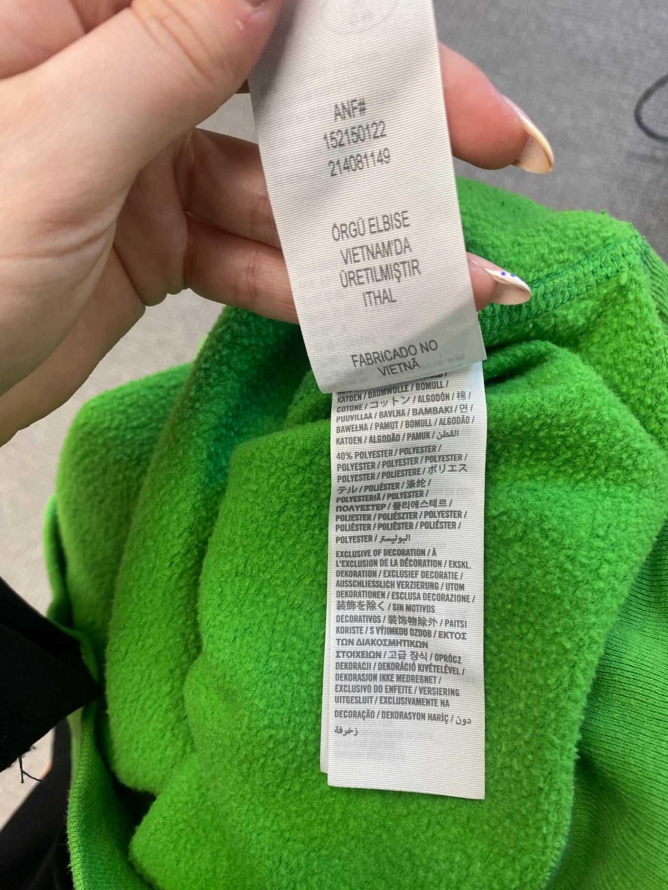 Gorgeous Abercrombie & fitch Sweatshirt UK M Green casual GK002