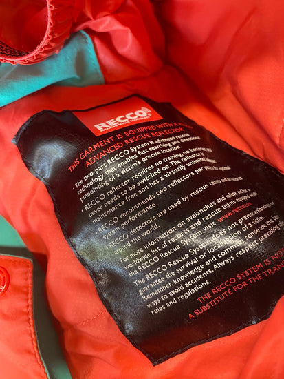 Gorgeous The North Face Ski Jacket UK S Turquoise Snow skirt AO001